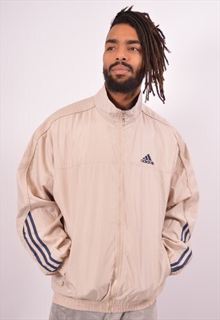 beige adidas tracksuit
