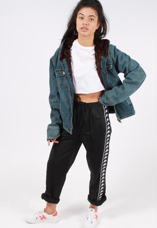 VINTAGE LEE SHEARLING DENIM JACKET