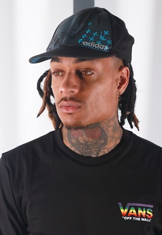 VINTAGE 90S BLACK ADIDAS CAP. HAT. SUMMER/ FESTIVAL