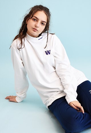 90'S RETRO ATHLEISURE OVERSIZED NEUTRAL SWEATSHIRT JUMPER