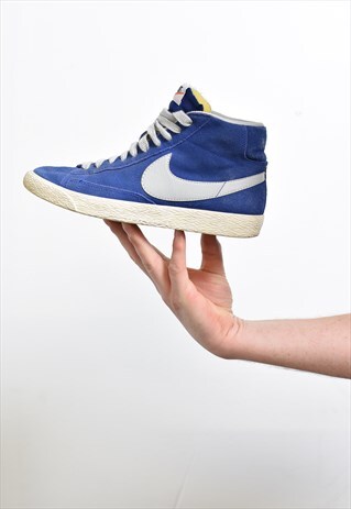 NIKE ROYAL BLUE BLAZER HI-TOP TRAINERS