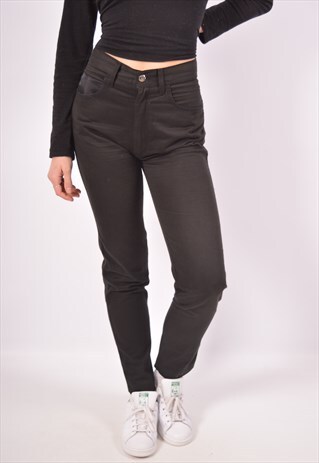 VINTAGE FENDI HIGH WAIST TROUSERS BLACK