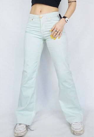 VINTAGE ESCADA MINT FLARES / TROUSERS 90S 00S Y2K JEANS