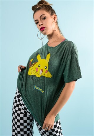 PIKACHU GRAPHIC TEE SHIRT