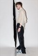 90'S VINTAGE COTTAGE CORE CROCHET PONCHO WITH CREAMY WHITE