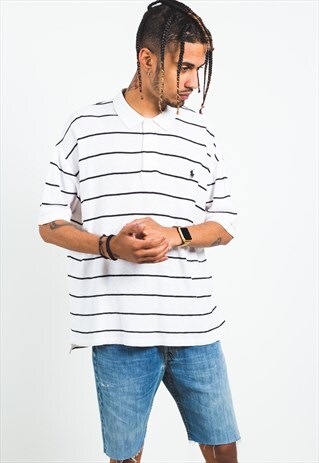 VINTAGE 90S POLO RALPH LAUREN POLO T-SHIRT / S0606