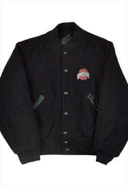 Vintage Ohio State Bomber Jacket Black Small