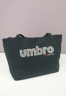 Vintage Umbro Embroidered Rework Bag in Black with Logo