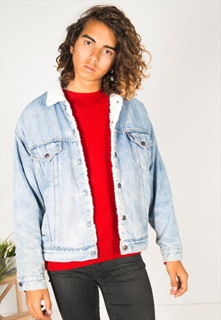 VINTAGE 80S LEVIS WINTER SHEEPSKIN JACKET / R1200C404