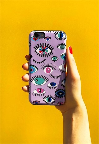 CRAZY EYE PRINT PHONE CASE - IPHONE 6/S