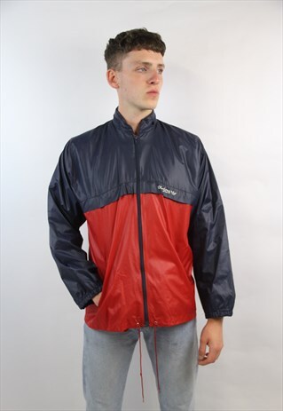VINTAGE ADIDAS 90'S PATTERNED SPORTS JACKET