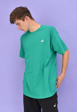 G&G UNISEX KELLY GREEN GOOSE S/S TEE