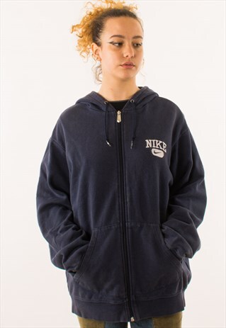 VINTAGE NAVY NIKE HOODIE PULLOVER
