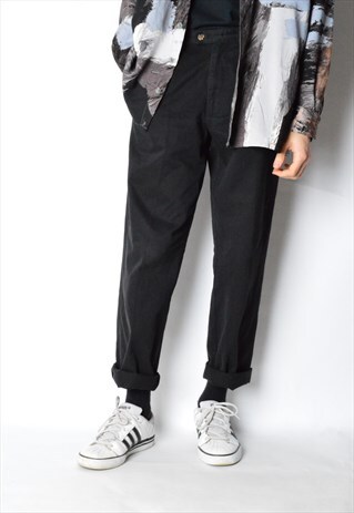 VINTAGE 80S BLACK PANTS