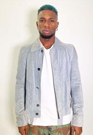 GUCCI CRUISE FW 2007 SUEDE LOGO GG JACKET