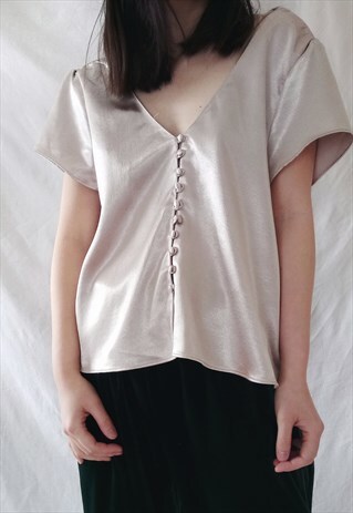 VINTAGE 90S SILVER TOP