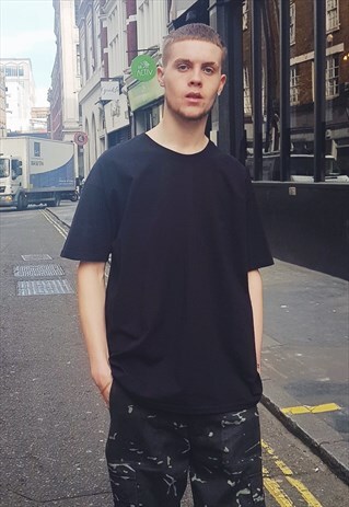 FMC PLAIN OVERSIZED T-SHIRT BLACK