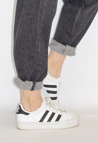 RETRO ADIDAS SUPERSTAR PLATFORM TRAINERS UK7