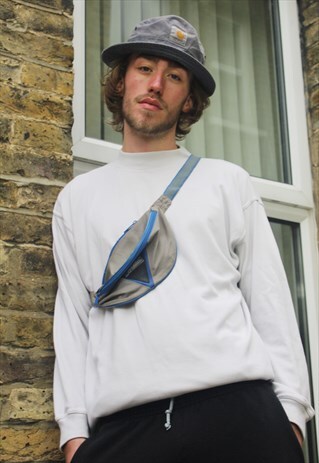 RETRO / 90'S / GREY BUM BAG