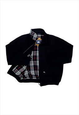 Vintage Burberry Zip Up Wool Jacket 