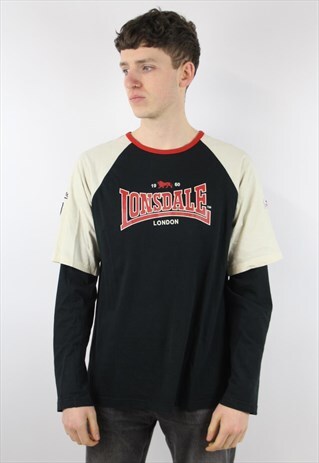VINTAGE LONSDALE LONG SLEEVE T-SHIRT