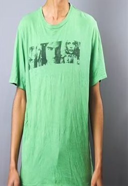 Vintage green graphic t shirt