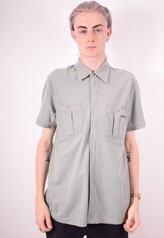 LEE MENS VINTAGE SHIRT XL GREY 90S