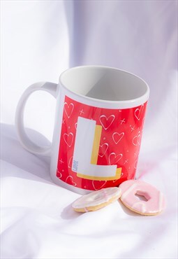 Colourful Alphabet Letter L Mug 