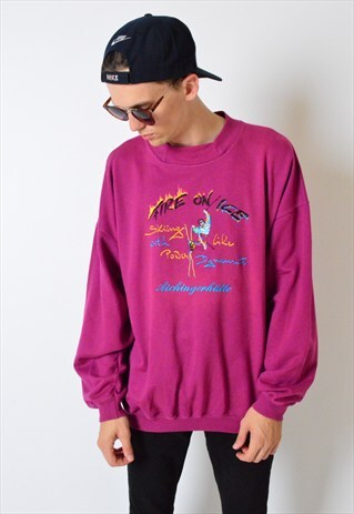 VINTAGE 80S SKI SWEATSHIRT JUMPER