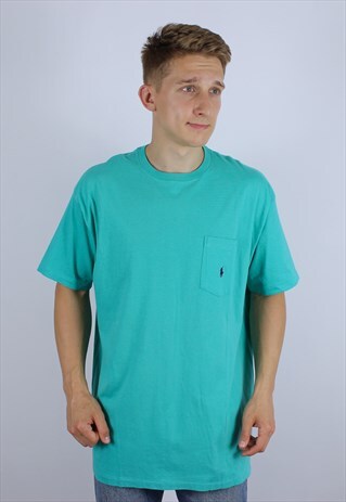 VINTAGE POLO RALPH LAUREN MENS T-SHIRT TOP