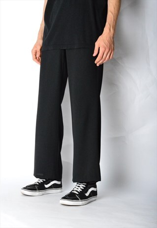 VINTAGE 90S UNISEX BLACK PANTS