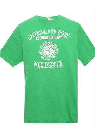 VINTAGE GILDAN HAVERFORD TOWNSHIP SPORTS T-SHIRT - L
