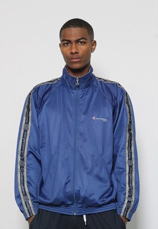 VINTAGE CHAMPION TAPE LOGO TRACK JACKET