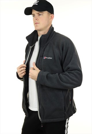 VINTAGE BERGHAUS POLARTEC FLEECE GREY