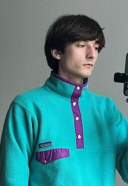 PATAGONIA Fleece Jacket Pullover 90s Synchilla Snap T