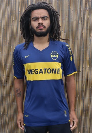 VINTAGE OFFICIAL BOCA JUNIORS NIKE TOP