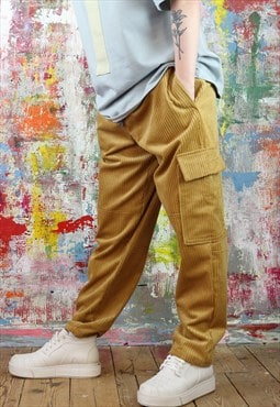 Cord Cargo Trousers 