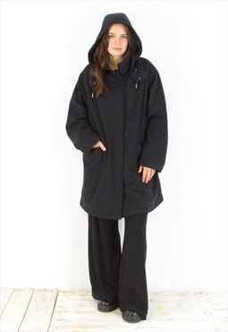 LODEN FREY Goretex M/L Hooded Coat Parka Wool Winter Jacket
