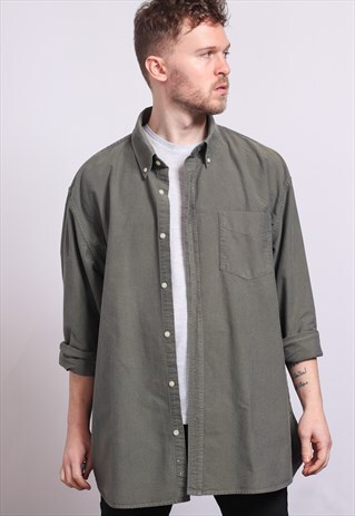 VINTAGE COTTON SHIRT GREEN