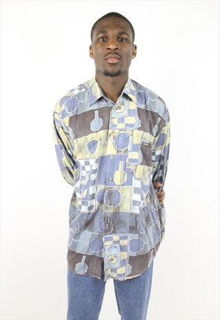 VINTAGE 90'S PATTERNED SHIRT