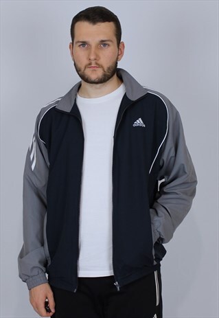 ADIDAS TRACKSUIT TOP JACKET MEN RARE
