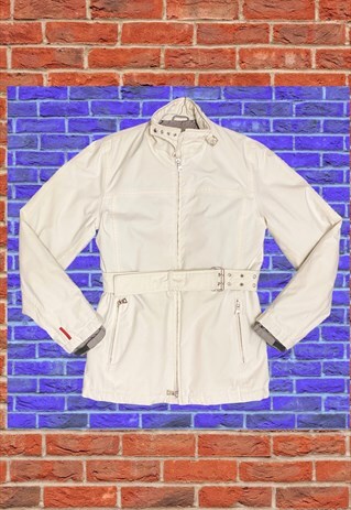 LADIES GOR-TEX PRADA QUILTED DOWNS MAC JACKET COAT.
