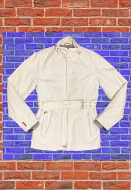 Ladies Gor-Tex Prada Quilted Downs Mac Jacket Coat. 