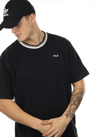 VINTAGE FILA T SHIRT BLACK
