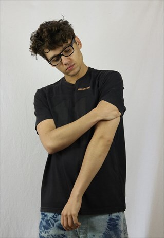 VINTAGE HUGO BOSS MENS T SHIRT XL CASUAL 90'S BLACK