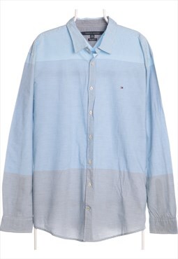 Blue Tommy Hilfiger Long Sleeve Shirt - XXLarge