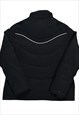 TOMMY HILFIGER PUFFER JACKET IN BLACK SIZE L UK 12
