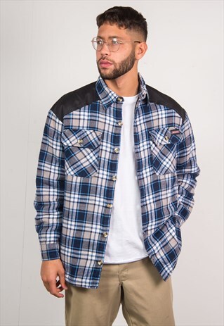 VINTAGE DICKIES FLANNEL SHIRT WORK CHORE STYLE
