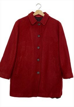 Vintage Burberry red wool jacket.. Size M