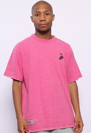 VINTAGE NIKE CHEST LOGO T-SHIRT PINK